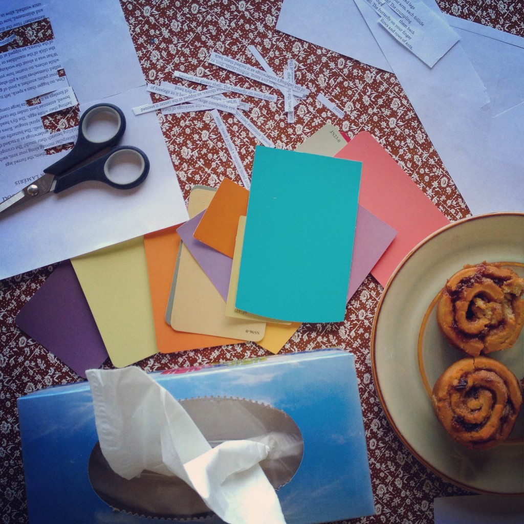 Writing Retreat Table after workshop